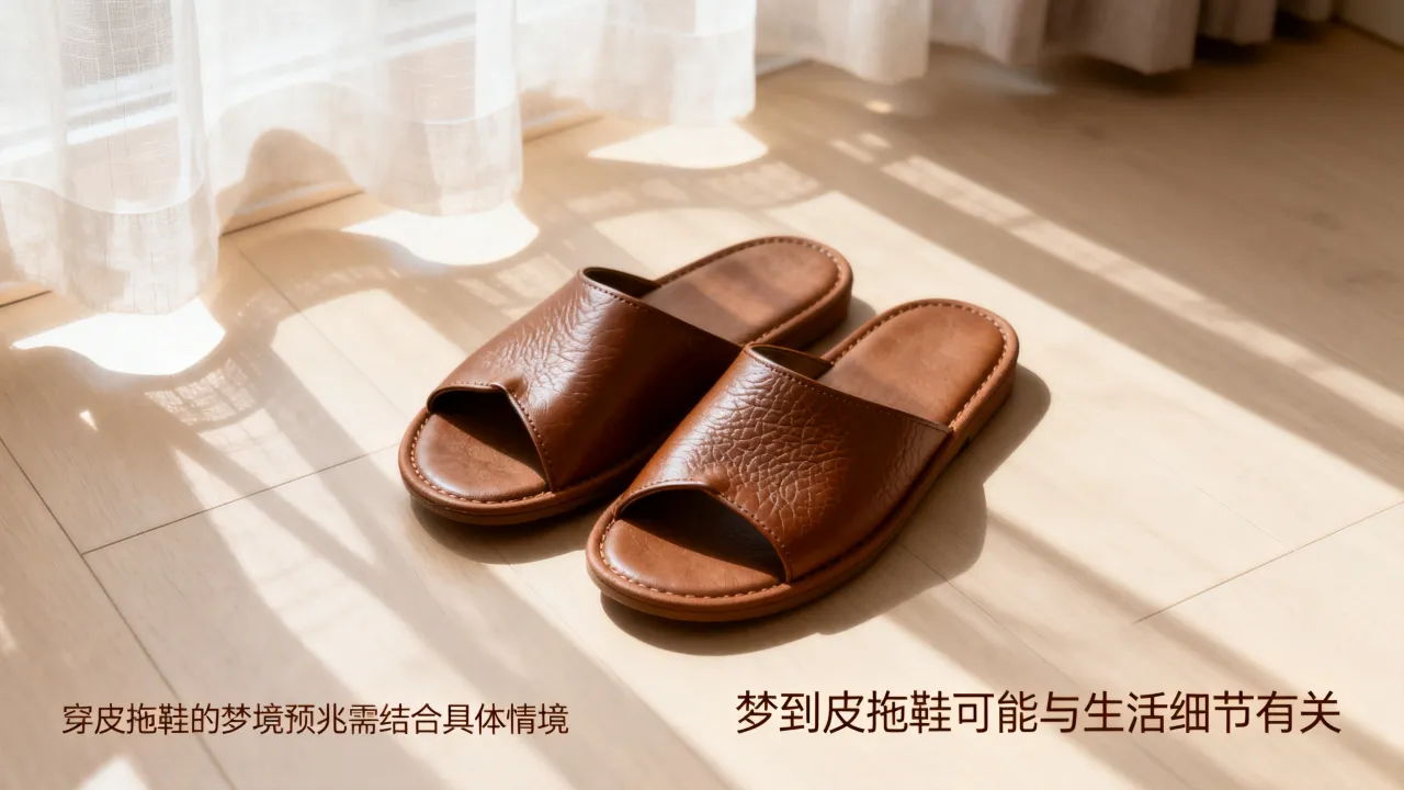 梦到皮拖鞋怎么回事,梦见穿皮拖鞋有什么预兆好不好 梦到皮拖鞋怎么回事,梦见穿皮拖鞋有什么预兆好不好