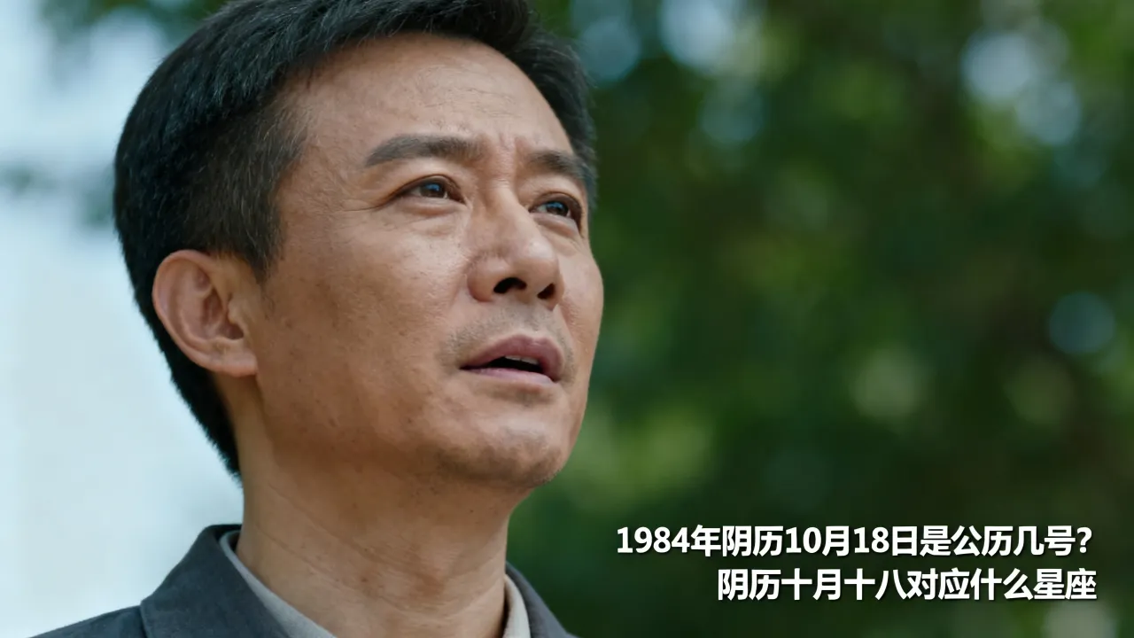 1984年阴历10月18日是公历几号？阴历十月十八对应什么星座