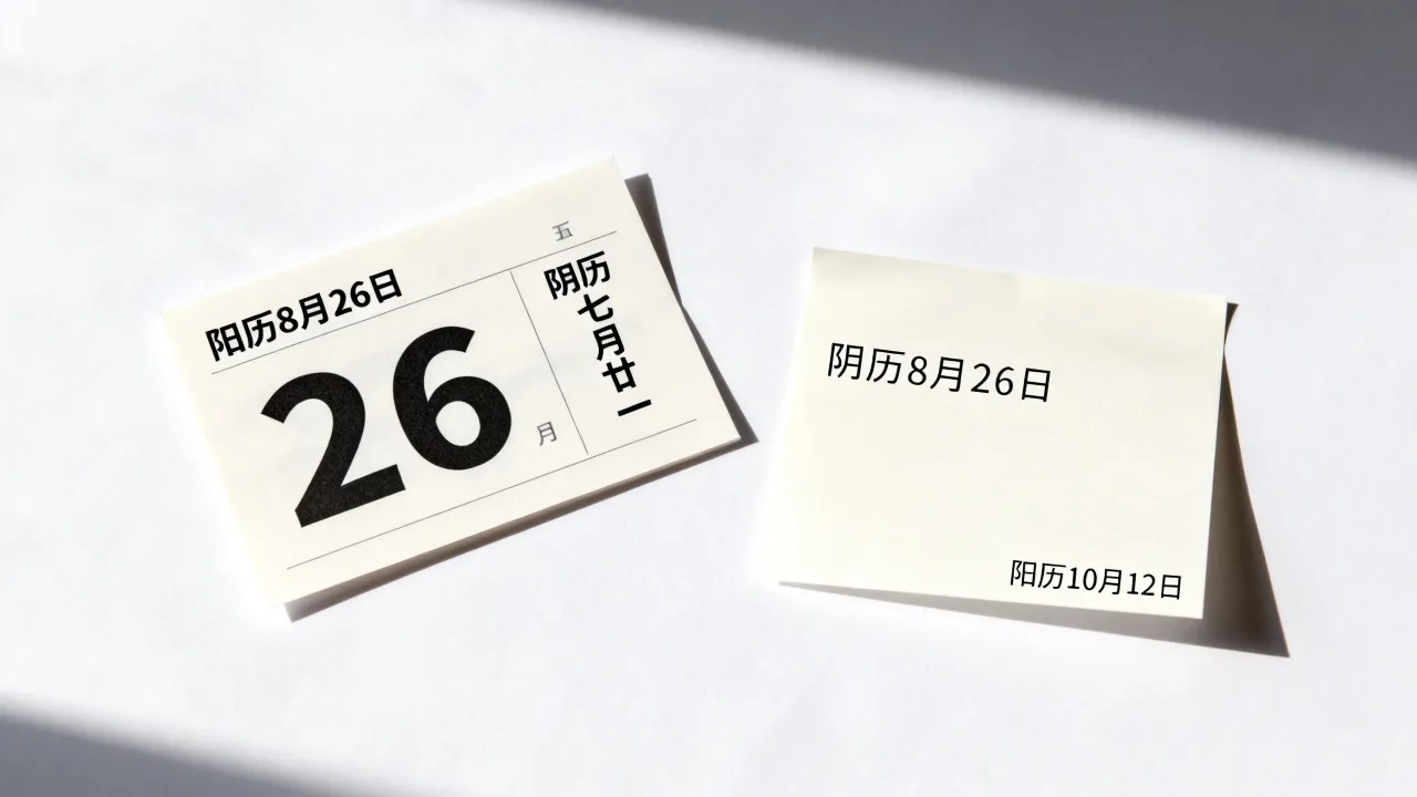 阳历8月26日是阴历几月几号,阴历8月26日是阳历几月几号? 阳历8月26日是阴历几月几号,阴历8月26日是阳历几月几号?
