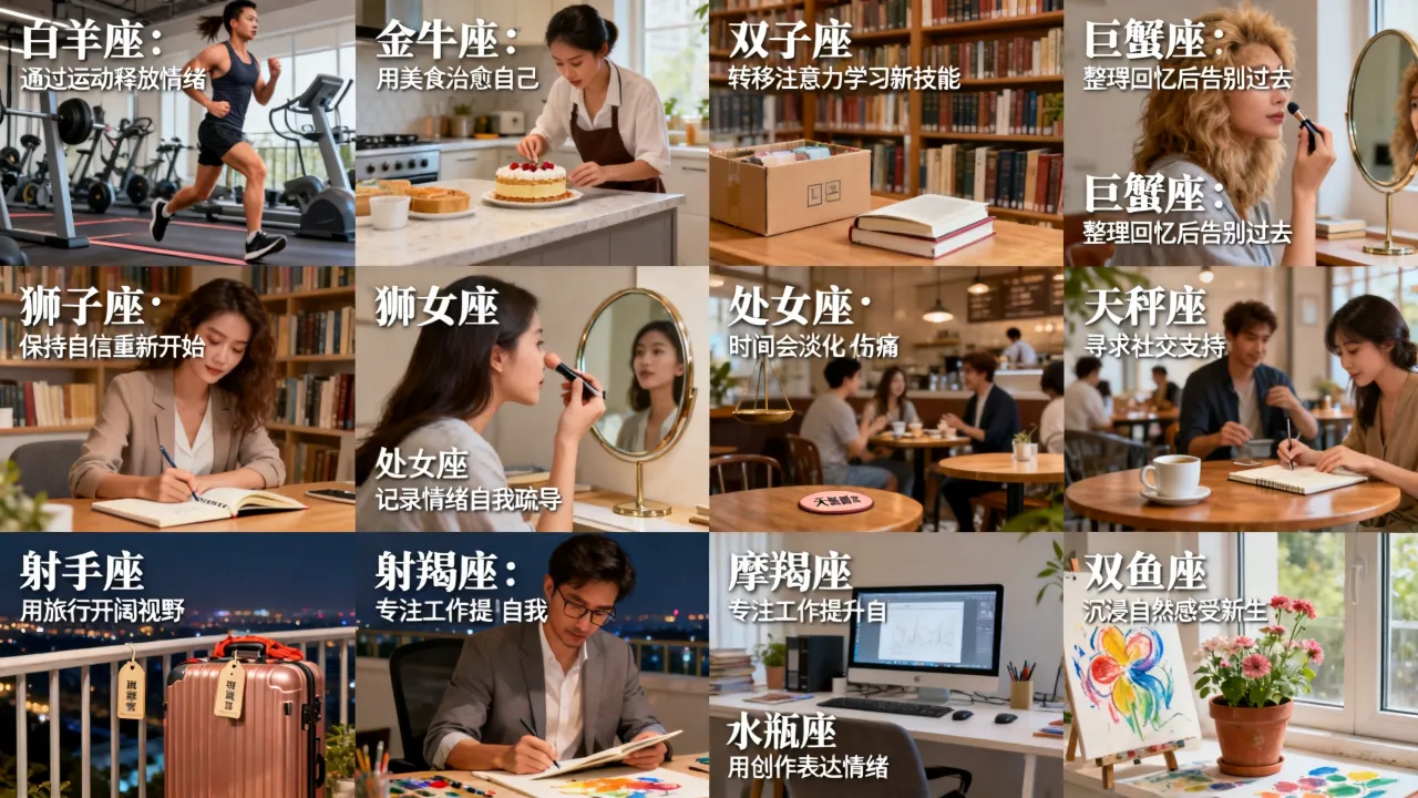 十二星座失恋后都有什么表现，十二星座失恋后如何快速走出来？