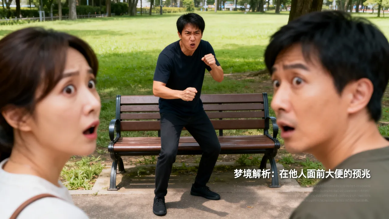 梦到在别人面前大便会是什么预兆，梦见在别人面前大便是什么预兆