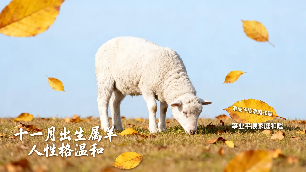 属羊人十一月出生运势如何,羊年11月生人命运好坏? 属羊人十一月出生运势如何,羊年11月生人命运好坏?
