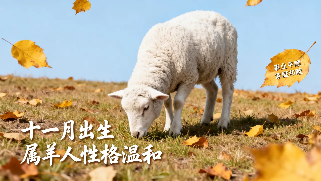 属羊人十一月出生运势如何,羊年11月生人命运好坏? 属羊人十一月出生运势如何,羊年11月生人命运好坏?