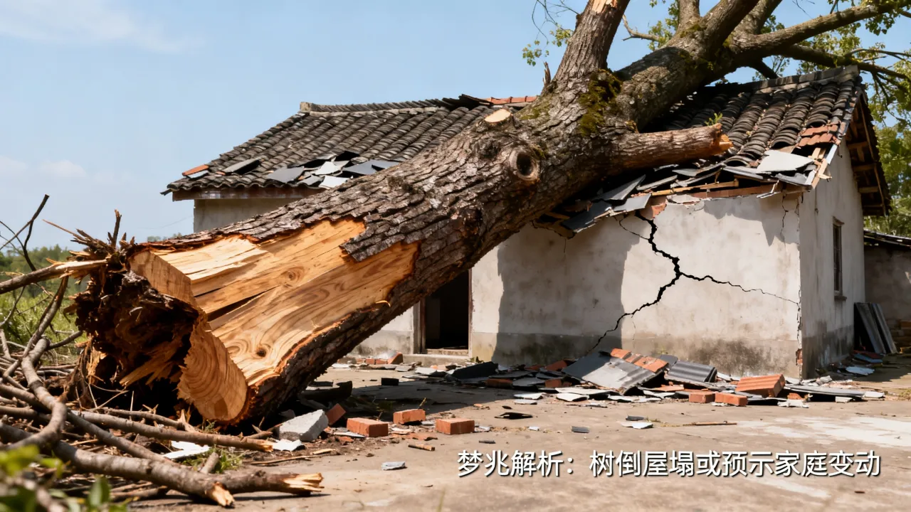 梦到树倒屋塌是什么征兆,梦见大树倒塌房子塌了有何预兆 梦到树倒屋塌是什么征兆,梦见大树倒塌房子塌了有何预兆