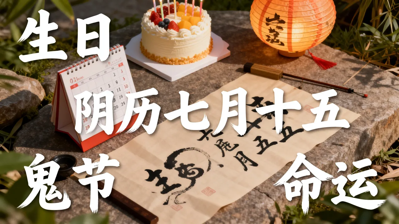 生日阴历是鬼节吗，阴历七月十五出生的人命运如何