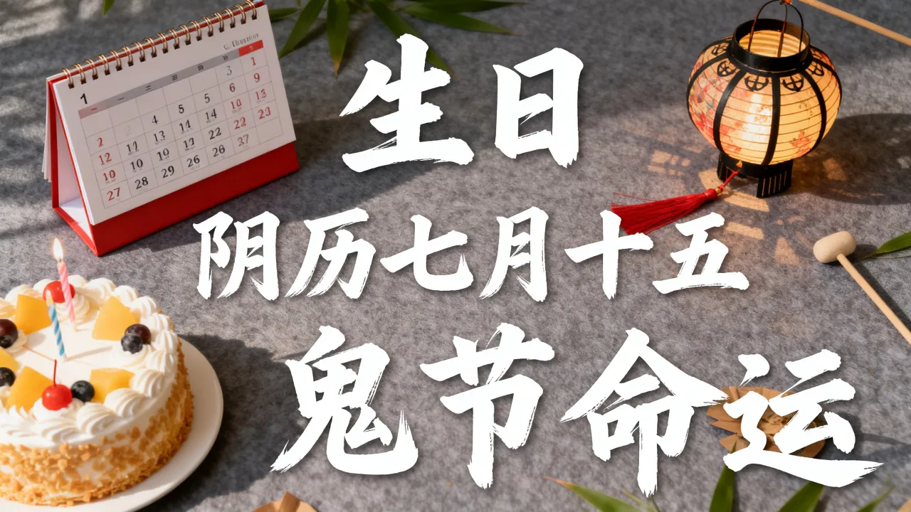 生日阴历是鬼节吗，阴历七月十五出生的人命运如何