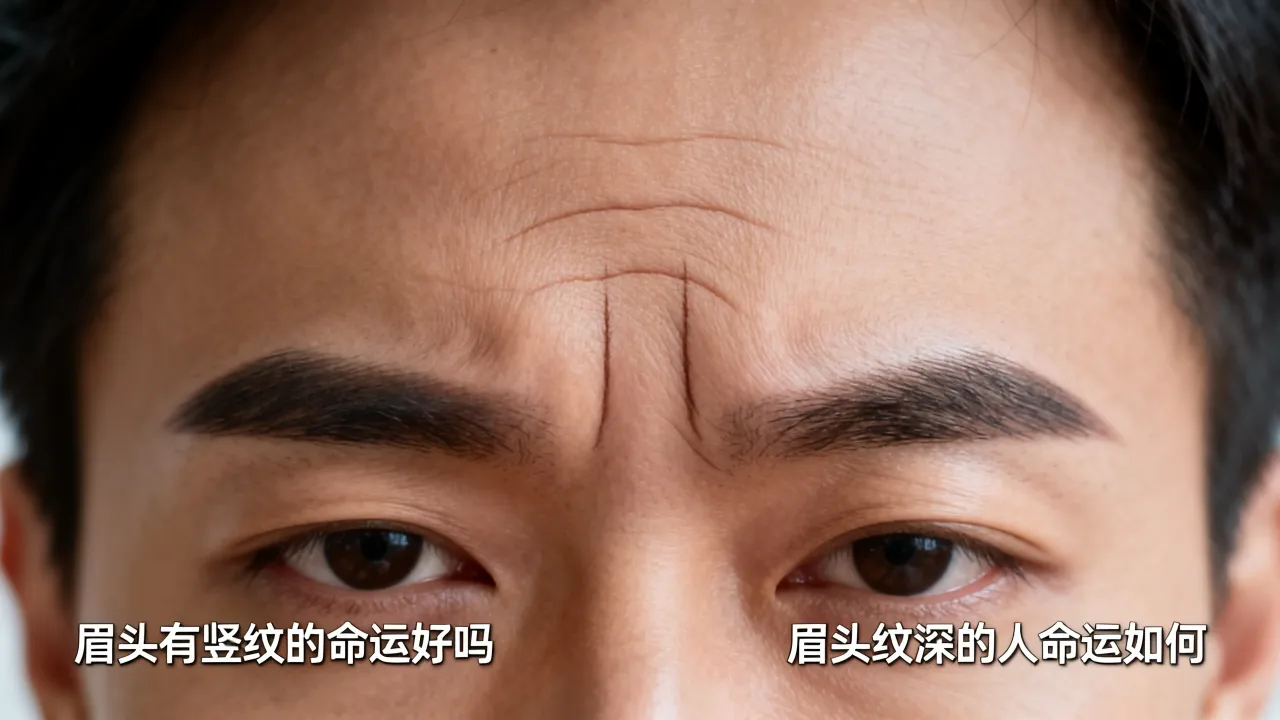 眉头有竖纹的命运好吗,眉头纹深的人命运如何 眉头有竖纹的命运好吗,眉头纹深的人命运如何