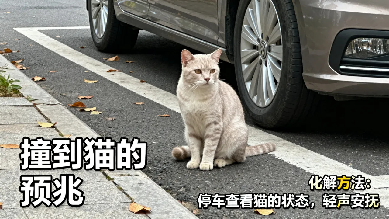 撞到猫怎么化解吉凶？撞到猫有什么预兆和征兆怎么化解