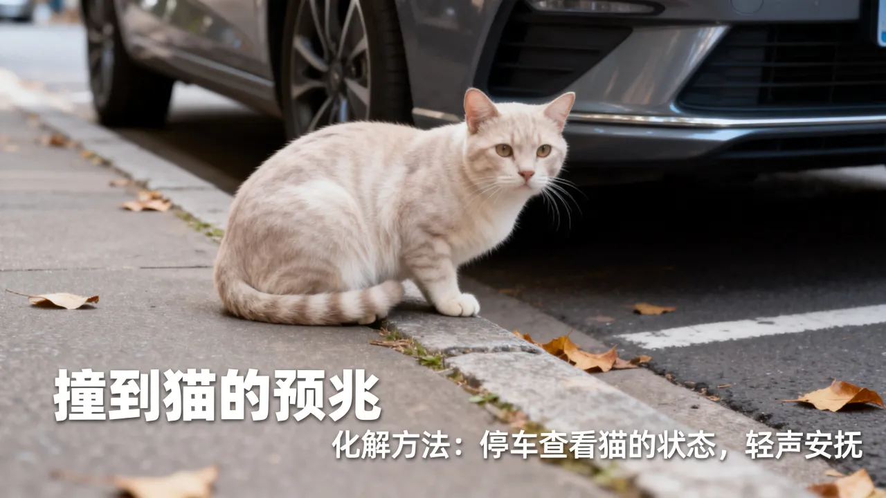 撞到猫怎么化解吉凶？撞到猫有什么预兆和征兆怎么化解
