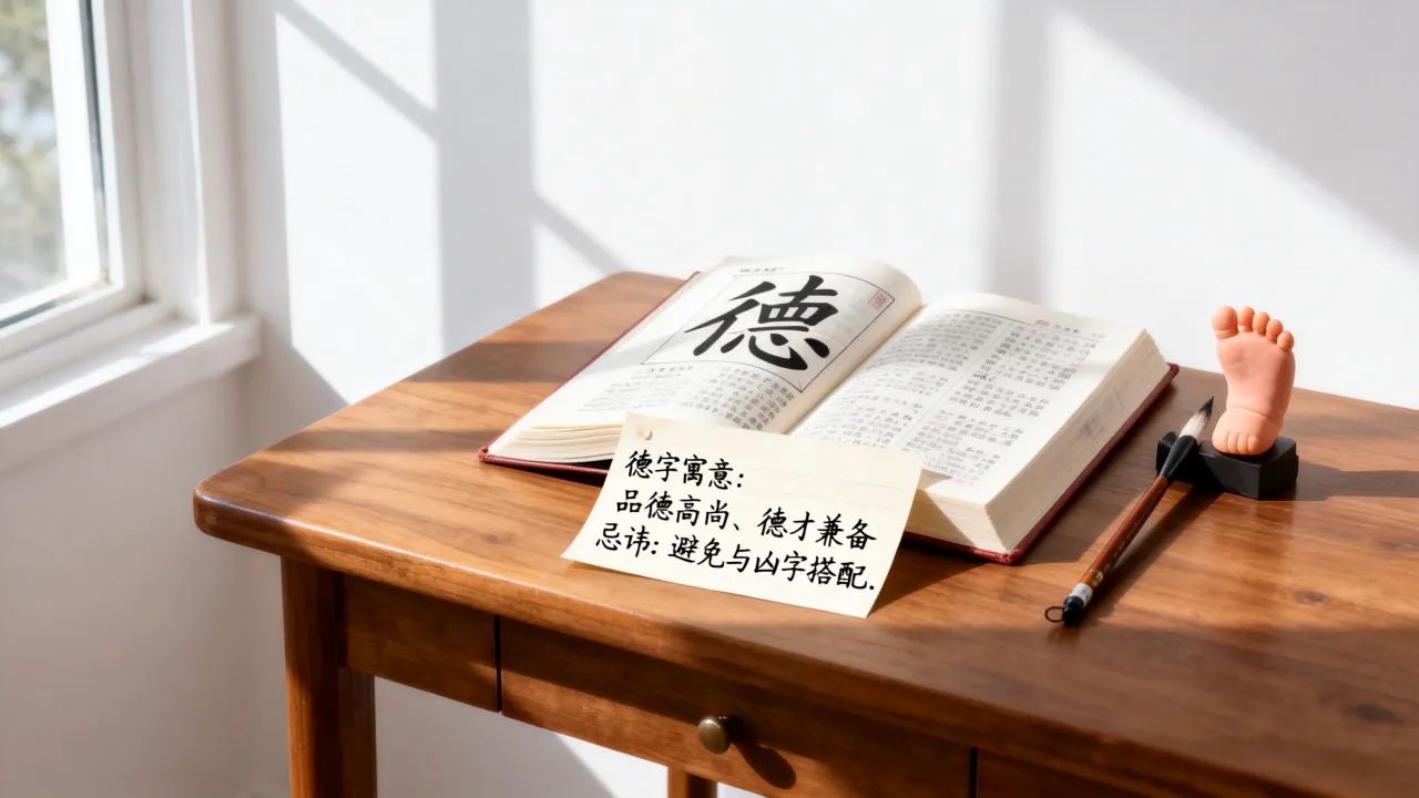 宝宝起名带德字好吗，德字取名男孩女孩寓意及忌讳