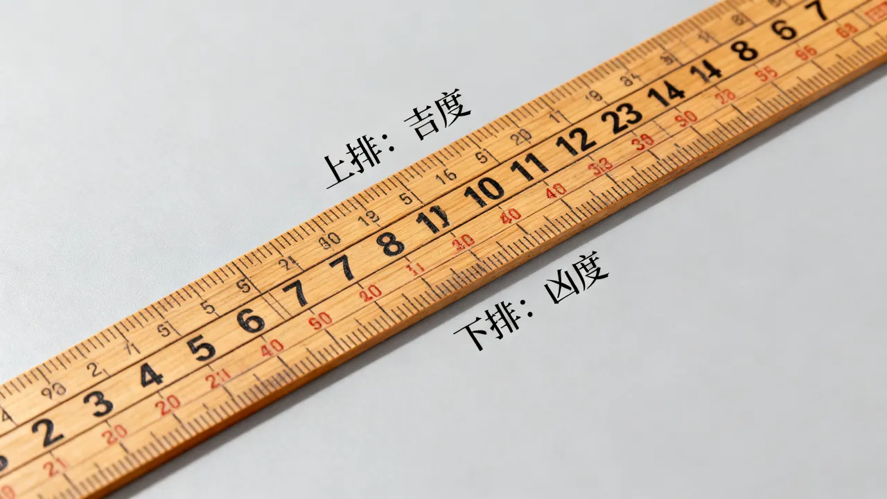鲁班尺上下吉凶怎么看,鲁班尺上下两排数字怎么读最准? 鲁班尺上下吉凶怎么看,鲁班尺上下两排数字怎么读最准?