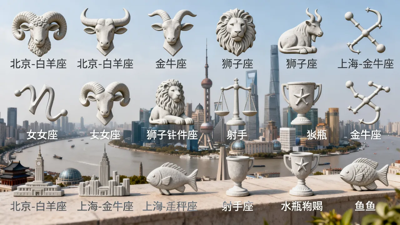 十二星座分别对应哪些城市?,哪个城市最旺你的运势? 十二星座分别对应哪些城市?,哪个城市最旺你的运势?