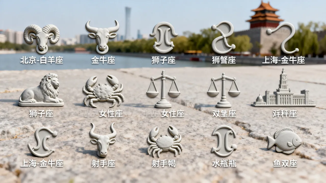 十二星座分别对应哪些城市?,哪个城市最旺你的运势? 十二星座分别对应哪些城市?,哪个城市最旺你的运势?