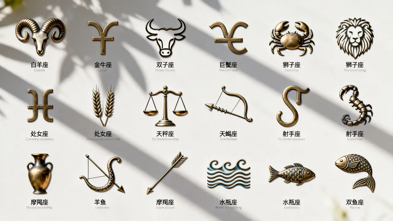 十二星座符文图片各代表什么,十二星座符文怎么画? 十二星座符文图片各代表什么,十二星座符文怎么画?
