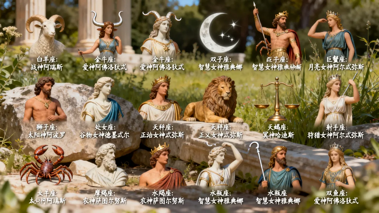 十二星座专属神灵是谁?你的守护神究竟是哪位? 十二星座专属神灵是谁?你的守护神究竟是哪位?