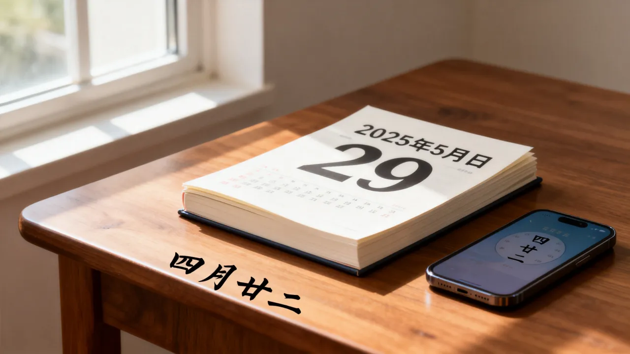 5月29阴历多少，2025年5月29日农历几月几号？