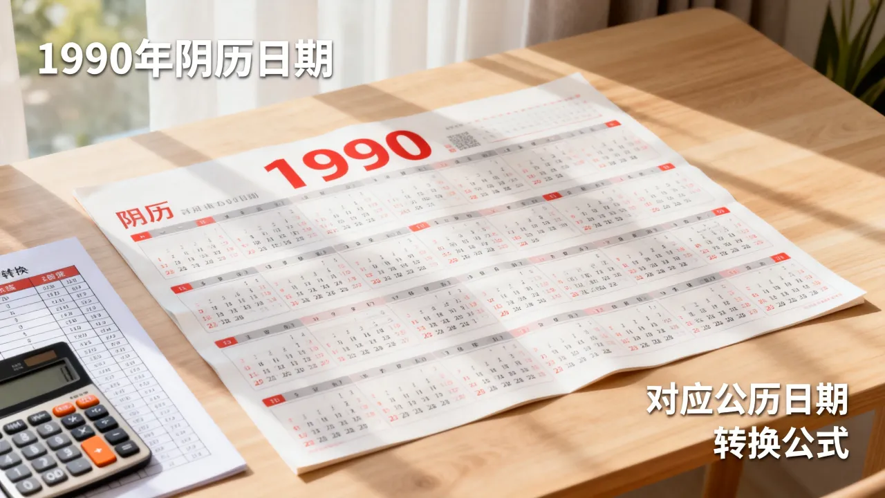 1990年阴历日历对照表是什么?,农历公历怎么转换 1990年阴历日历对照表是什么?,农历公历怎么转换