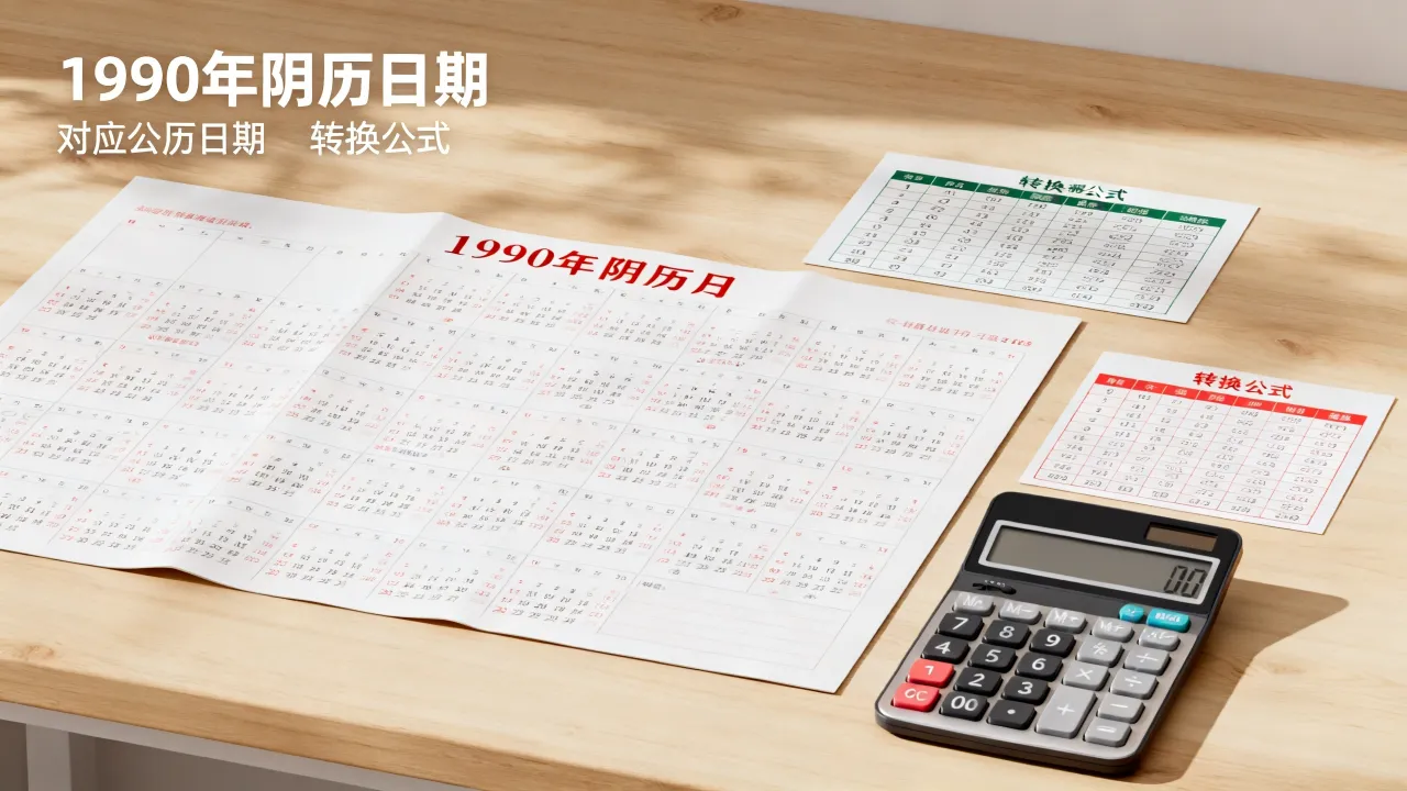 1990年阴历日历对照表是什么?,农历公历怎么转换 1990年阴历日历对照表是什么?,农历公历怎么转换