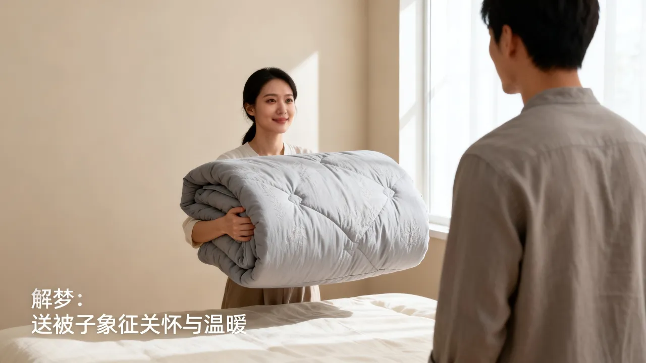 梦见被子送人代表着什么？梦见送被子给别人预示什么？