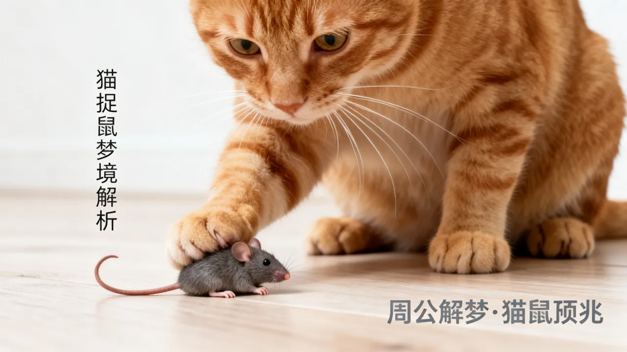 梦到猫捉鼠是咋回事?周公解梦有说法,梦见猫捉老鼠有什么预兆 梦到猫捉鼠是咋回事?周公解梦有说法,梦见猫捉老鼠有什么预兆