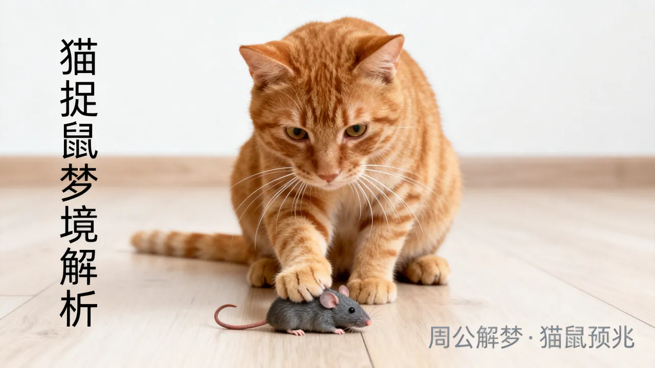 梦到猫捉鼠是咋回事?周公解梦有说法,梦见猫捉老鼠有什么预兆 梦到猫捉鼠是咋回事?周公解梦有说法,梦见猫捉老鼠有什么预兆