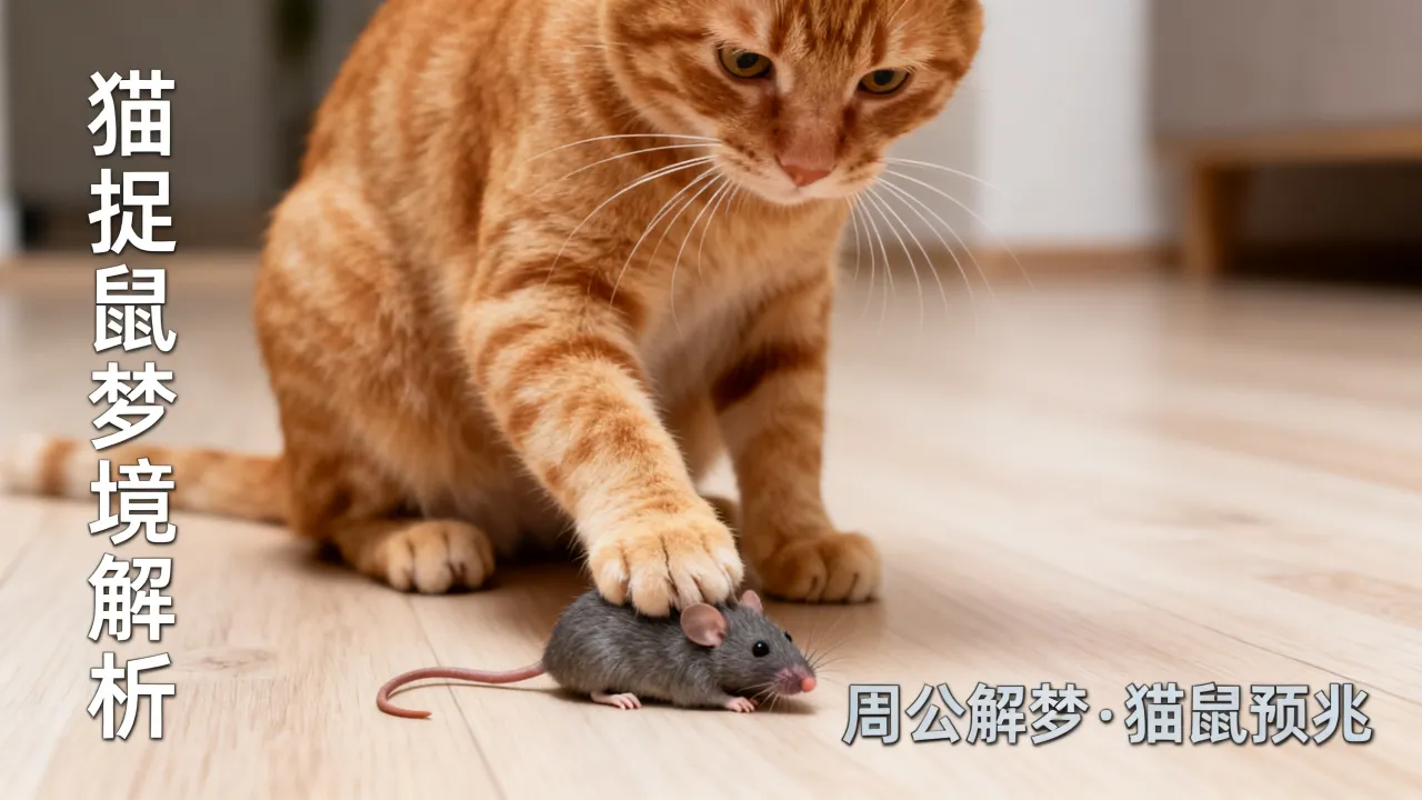 梦到猫捉鼠是咋回事?周公解梦有说法,梦见猫捉老鼠有什么预兆 梦到猫捉鼠是咋回事?周公解梦有说法,梦见猫捉老鼠有什么预兆