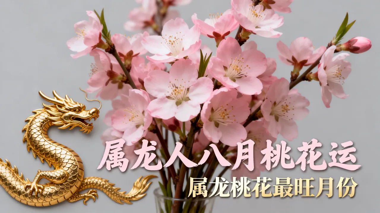属龙人八月桃花运旺不旺，属龙几月桃花最旺？