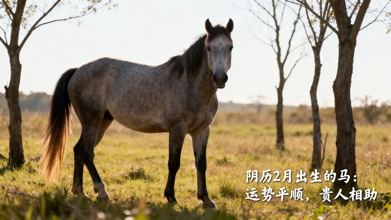 属马几月出生最好，阴历2月出生的马一生运势如何？