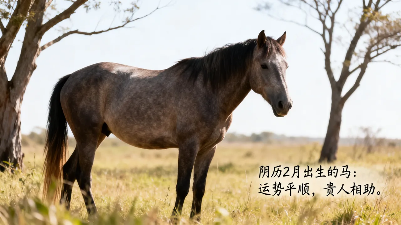 属马几月出生最好，阴历2月出生的马一生运势如何？