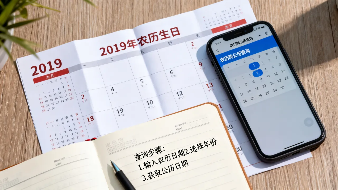 2019年阴历生日是哪一天?如何查询农历生日对应公历日期? 2019年阴历生日是哪一天?如何查询农历生日对应公历日期?