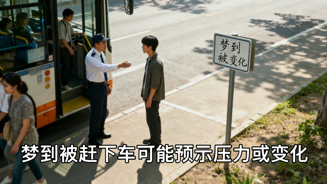 梦到被赶下车预示了什么，梦见被人赶下车是什么预兆