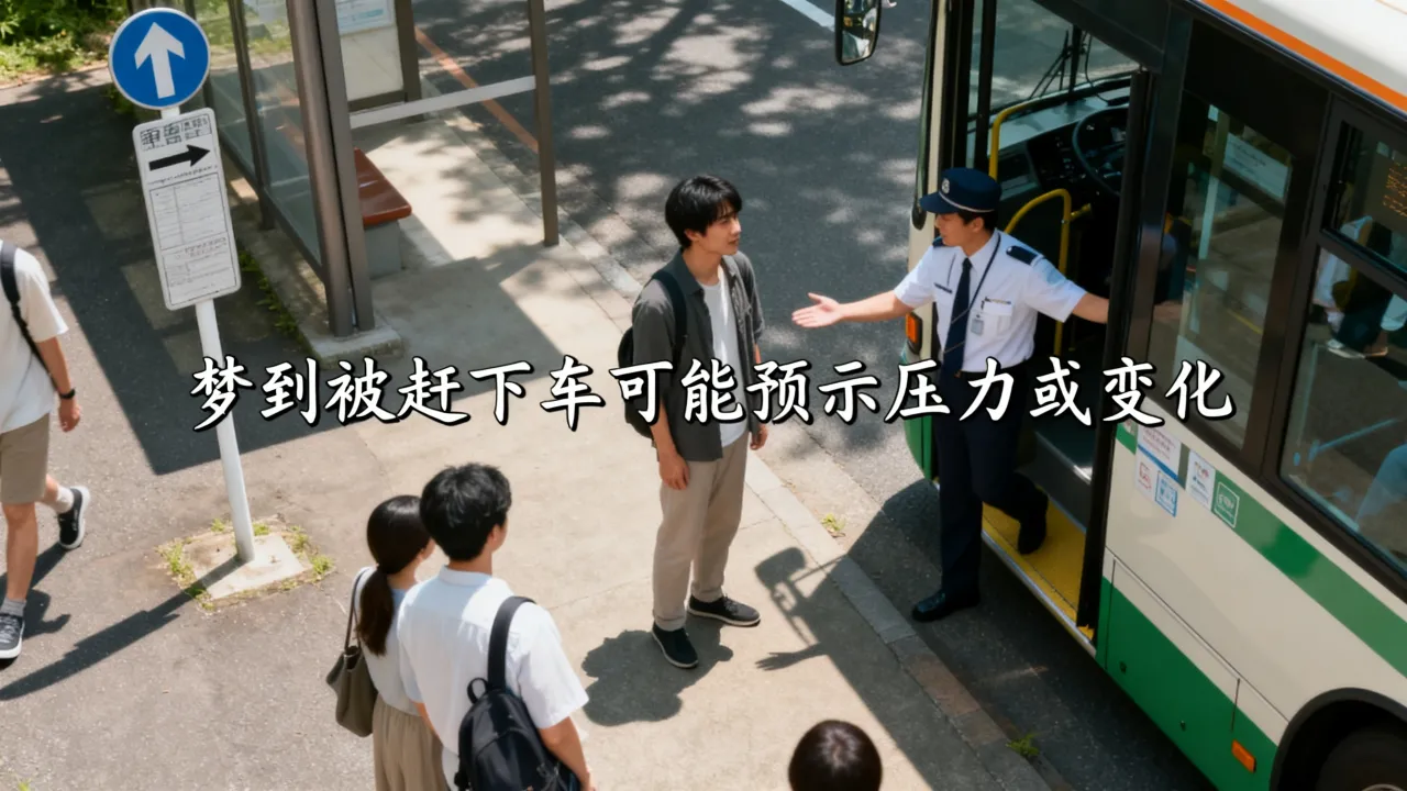 梦到被赶下车预示了什么，梦见被人赶下车是什么预兆