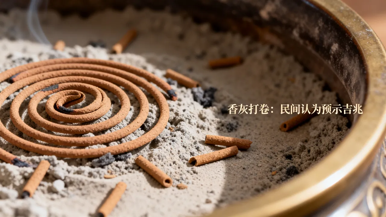 烧的香灰怎么看吉凶图,烧香香灰打卷预示什么 烧的香灰怎么看吉凶图,烧香香灰打卷预示什么