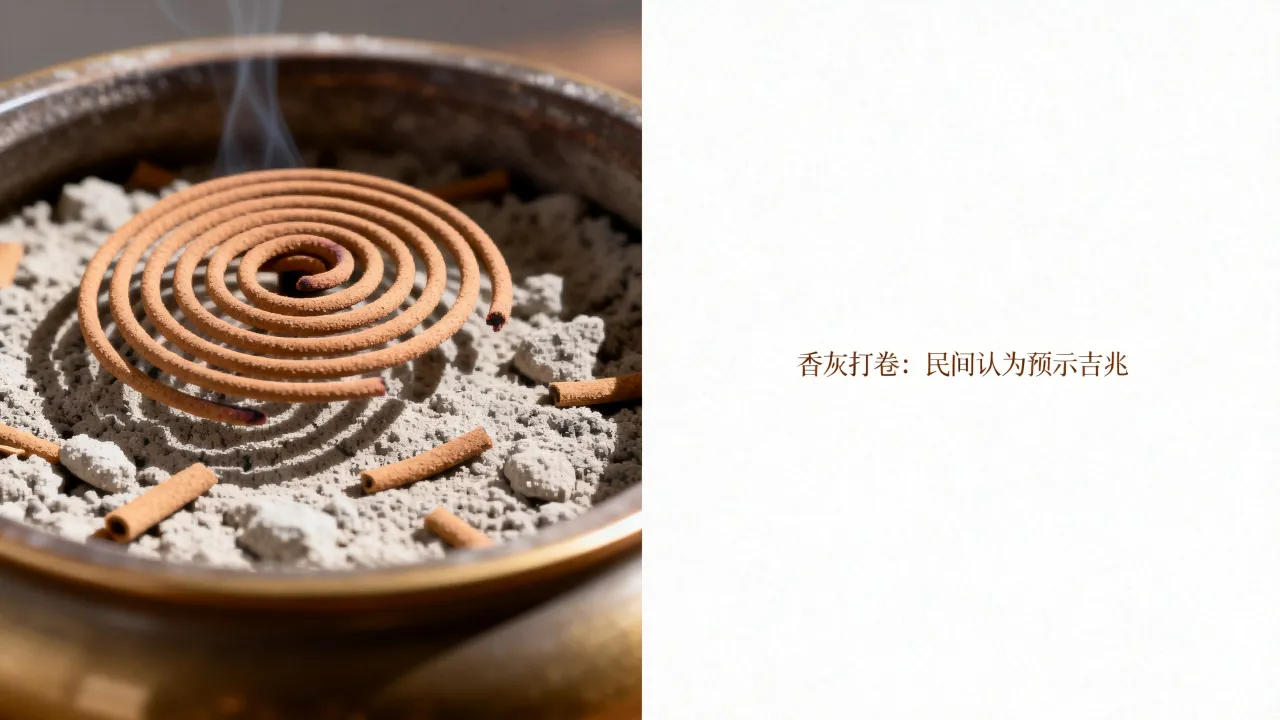 烧的香灰怎么看吉凶图,烧香香灰打卷预示什么 烧的香灰怎么看吉凶图,烧香香灰打卷预示什么