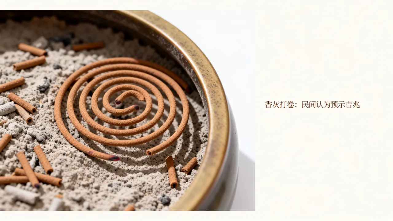 烧的香灰怎么看吉凶图,烧香香灰打卷预示什么 烧的香灰怎么看吉凶图,烧香香灰打卷预示什么