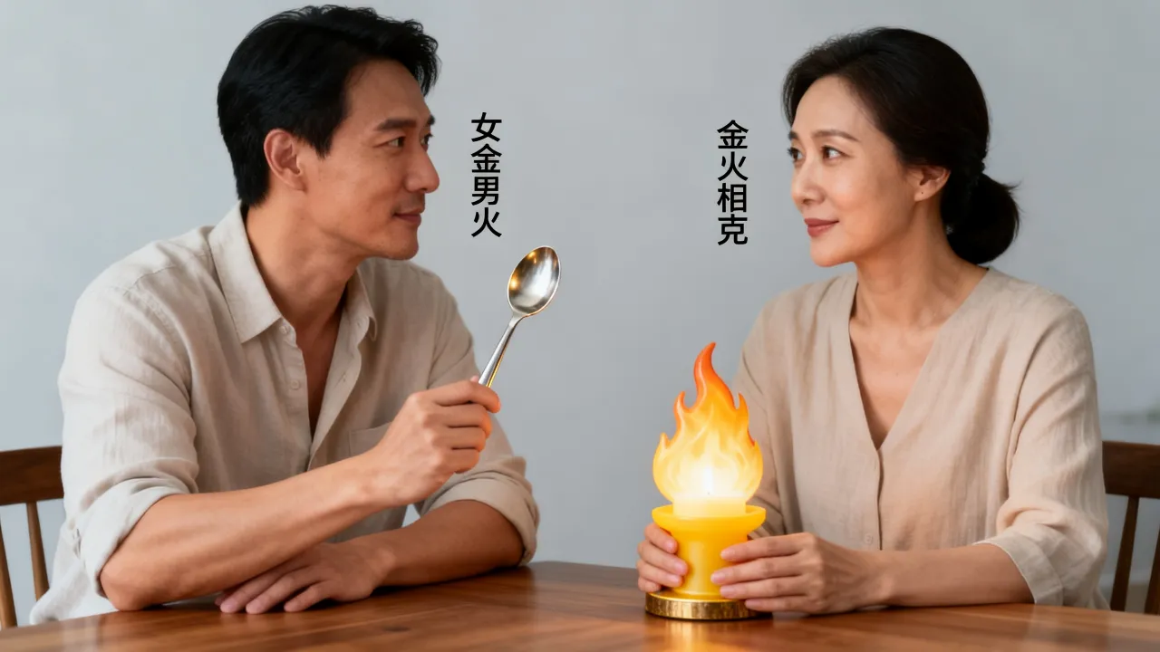 女金男火的夫妻命运会怎样,金火相克能白头到老吗? 女金男火的夫妻命运会怎样,金火相克能白头到老吗?