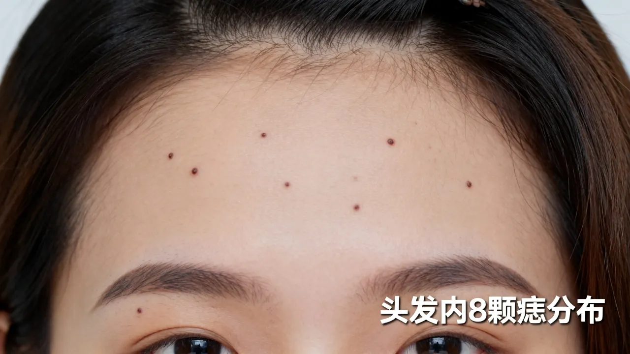 头发里长8颗痣命运图,头发里长8颗痣预示什么命运 头发里长8颗痣命运图,头发里长8颗痣预示什么命运