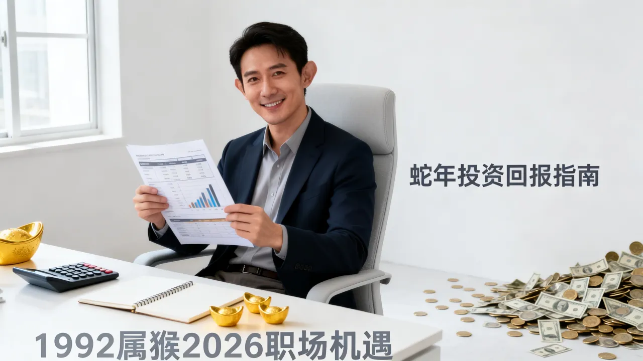 1992属猴财运2026在哪方面最旺?属猴人蛇年求财指南 1992属猴财运2026在哪方面最旺?属猴人蛇年求财指南