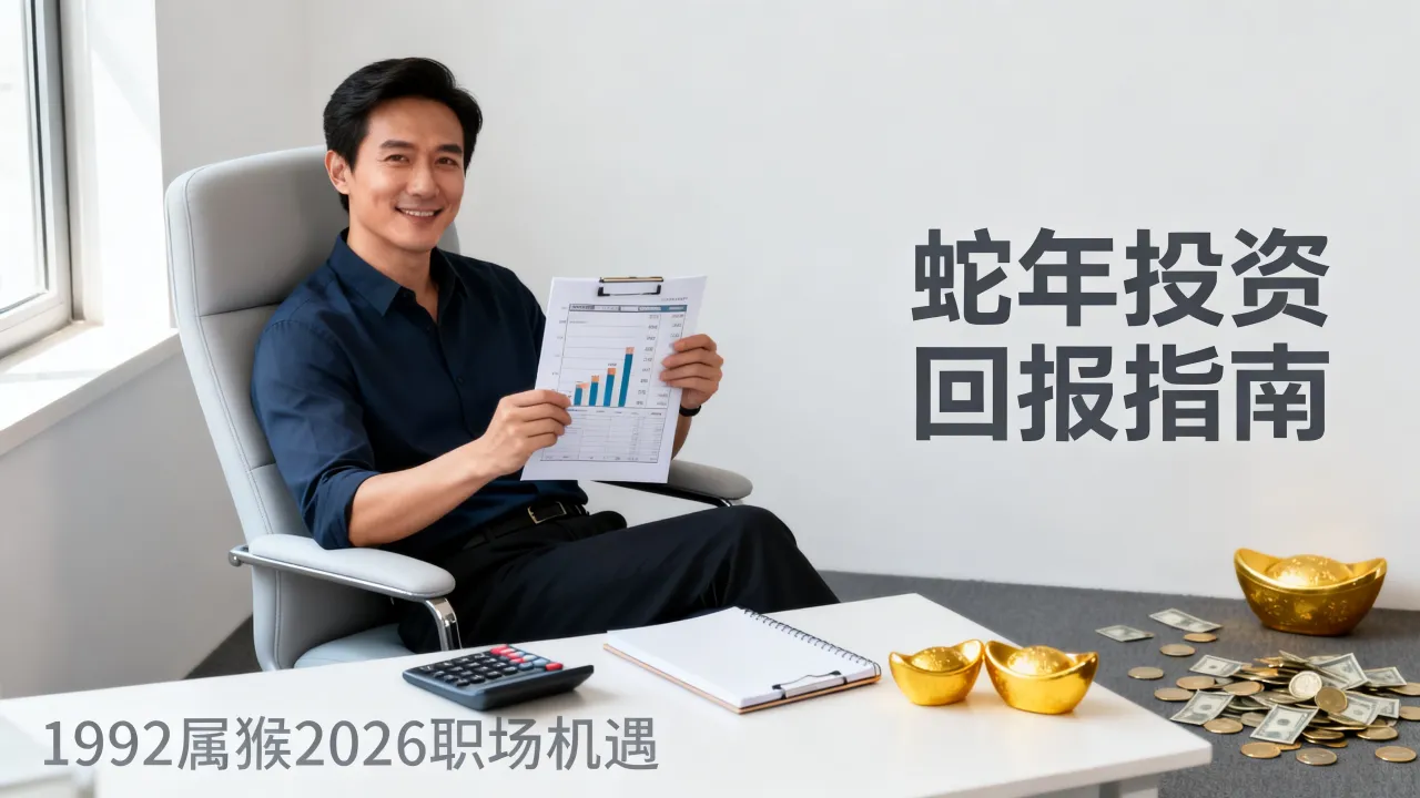 1992属猴财运2026在哪方面最旺?属猴人蛇年求财指南 1992属猴财运2026在哪方面最旺?属猴人蛇年求财指南