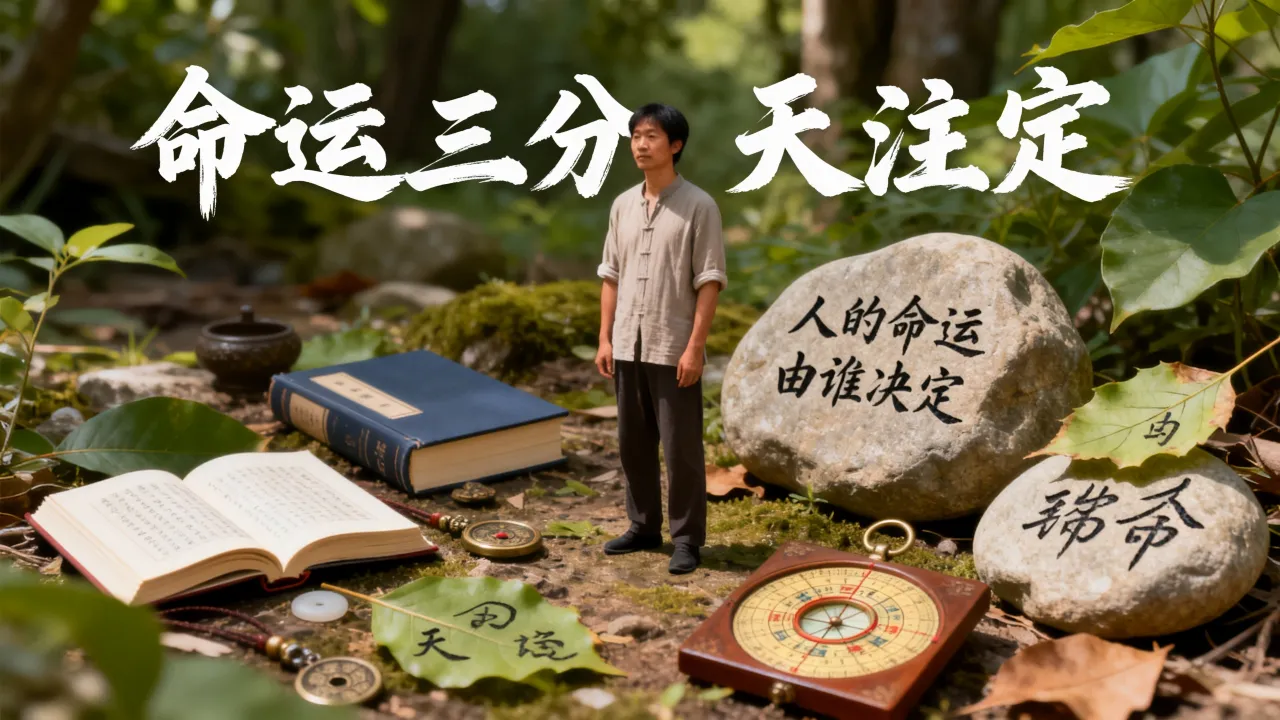 命运三分天注定是真的吗？，人的命运到底由谁决定？