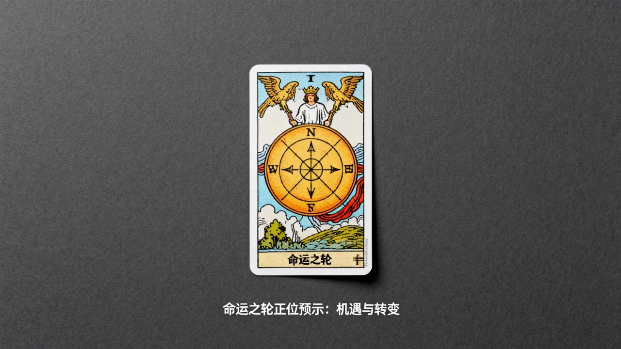 塔罗牌命运之轮准吗，塔罗牌命运之轮正位预示什么