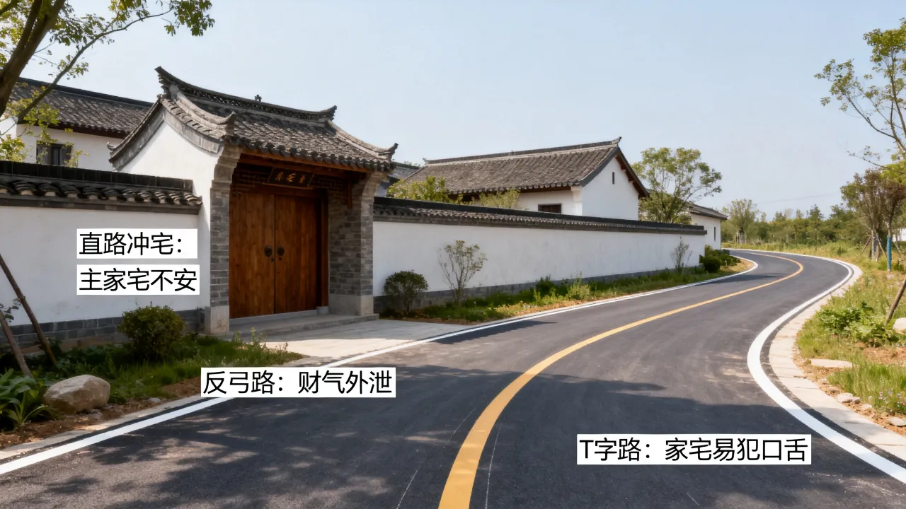 阳宅看路行吉凶怎么看?门前道路风水禁忌有哪些? 阳宅看路行吉凶怎么看?门前道路风水禁忌有哪些?