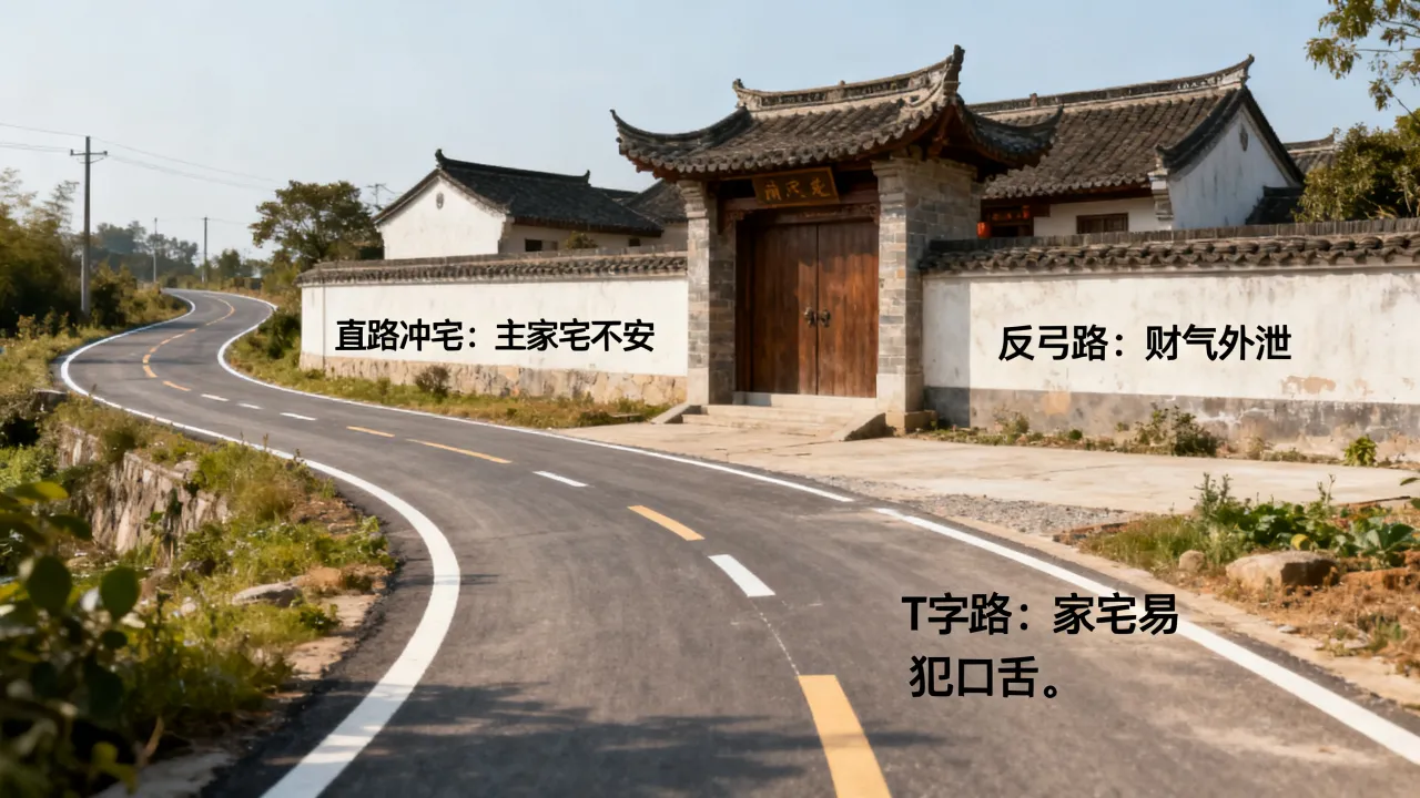 阳宅看路行吉凶怎么看?门前道路风水禁忌有哪些? 阳宅看路行吉凶怎么看?门前道路风水禁忌有哪些?