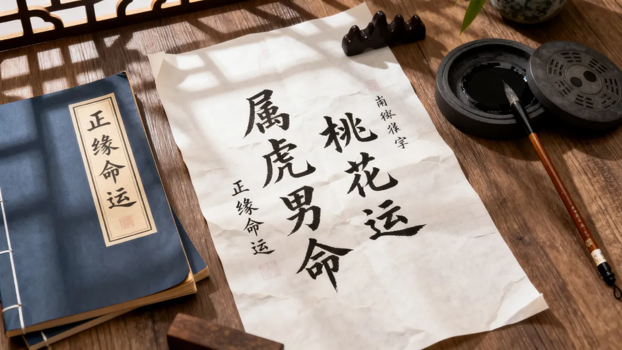 属虎男命八字看桃花运准吗，正缘命运如何解析