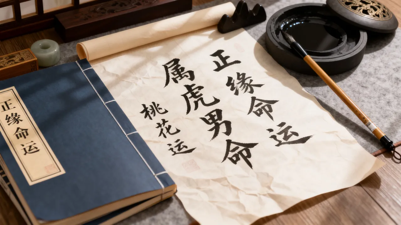 属虎男命八字看桃花运准吗，正缘命运如何解析