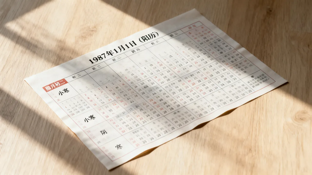 1987年阴历阳历对照表是什么?阴历阳历怎么转换 1987年阴历阳历对照表是什么?阴历阳历怎么转换