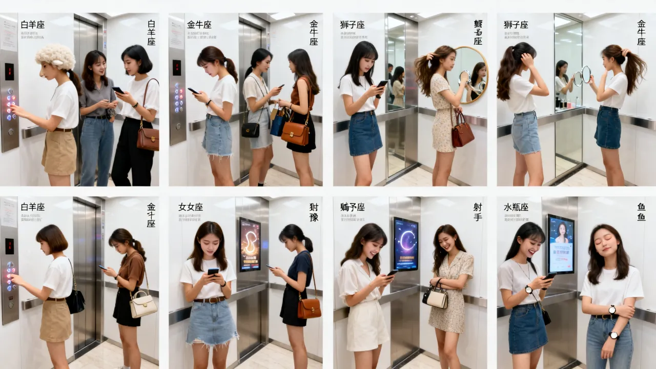十二星座女孩在电梯里会做什么?十二星座女孩电梯真实反应盘点 十二星座女孩在电梯里会做什么?十二星座女孩电梯真实反应盘点