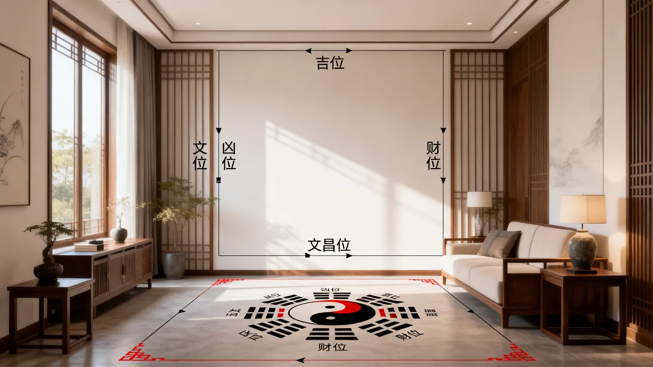 房间吉凶分布图怎么看，如何正确解读房间风水吉凶方位？