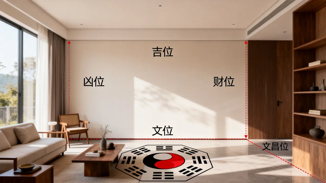 房间吉凶分布图怎么看，如何正确解读房间风水吉凶方位？