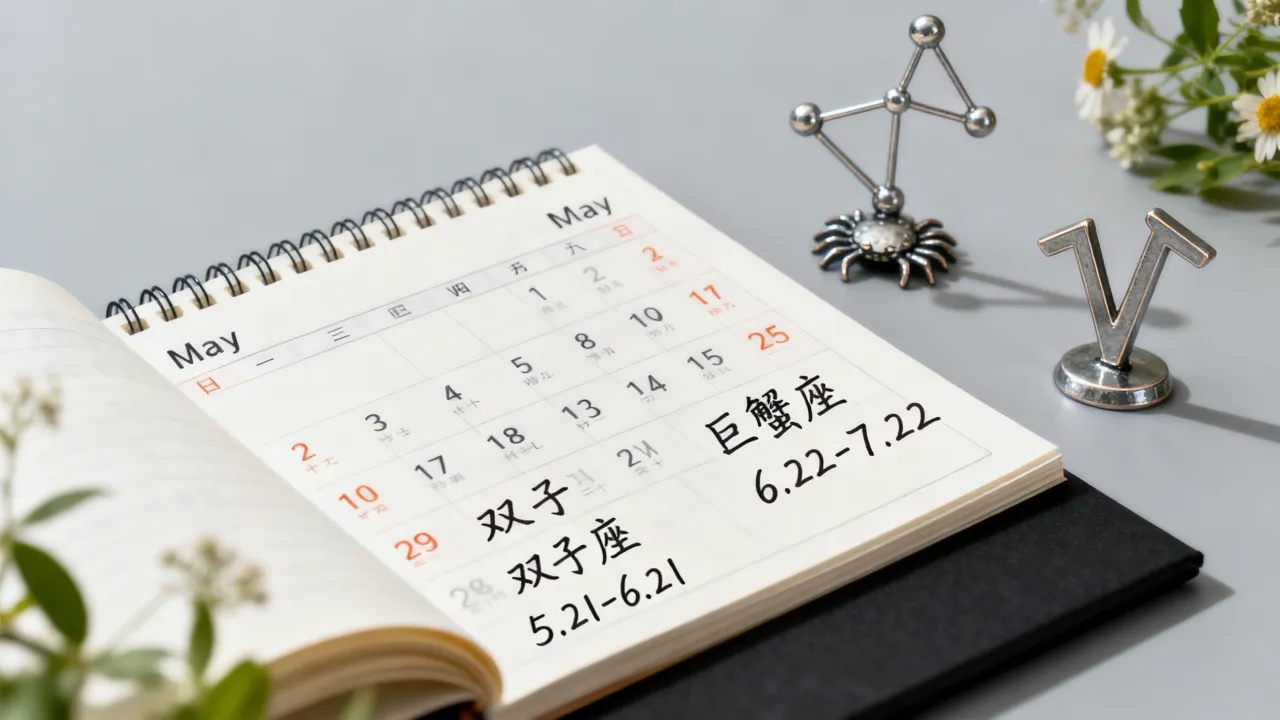 阴历五月生日是什么星座，阴历五月出生的人是什么星座